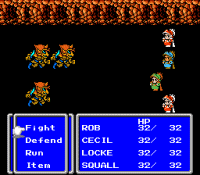 Final Fantasy III Battle