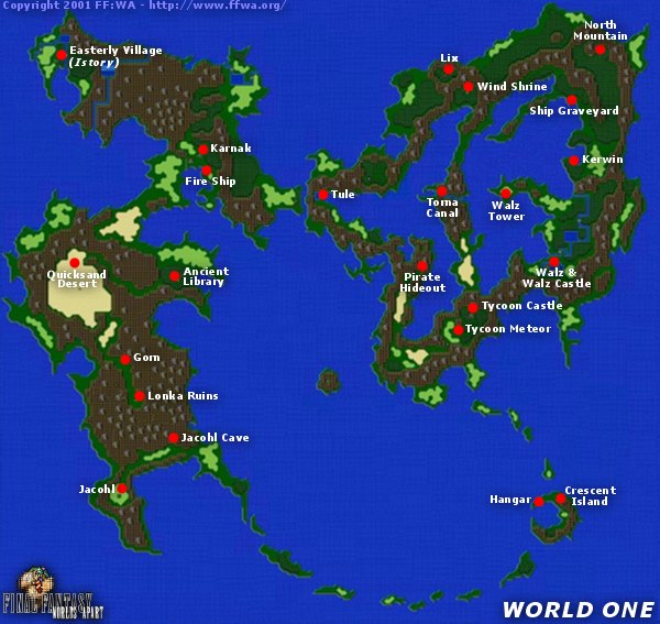 Final Fantasy V - World One