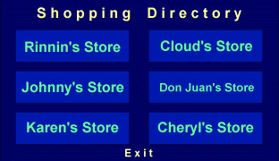 The Shoping Mall in Esthar: Map