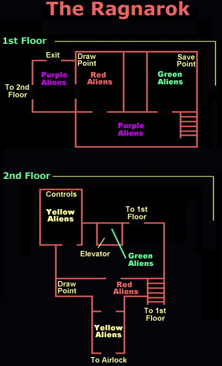 Map of the Ragnarok Ship
