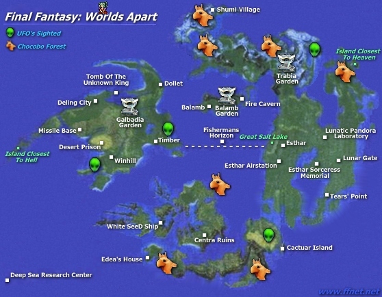 Final Fantasy VIII World Map - By Rob