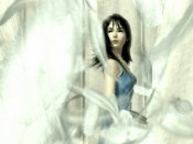 Rinoa surounded by petals