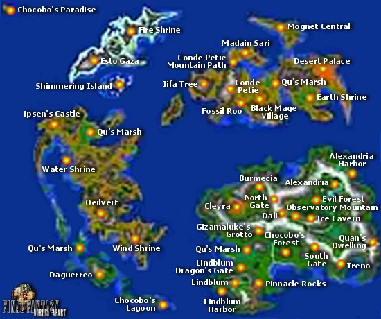 Final Fantasy IX World Map