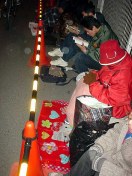 PlayStation gamers camp out