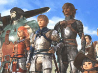 (Left to right) The five races of Vana'diel; Galka, Mithra, Hume, Elvaan and Tarutaru